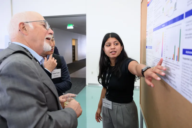 Shreya Agarwal presenting FESC research