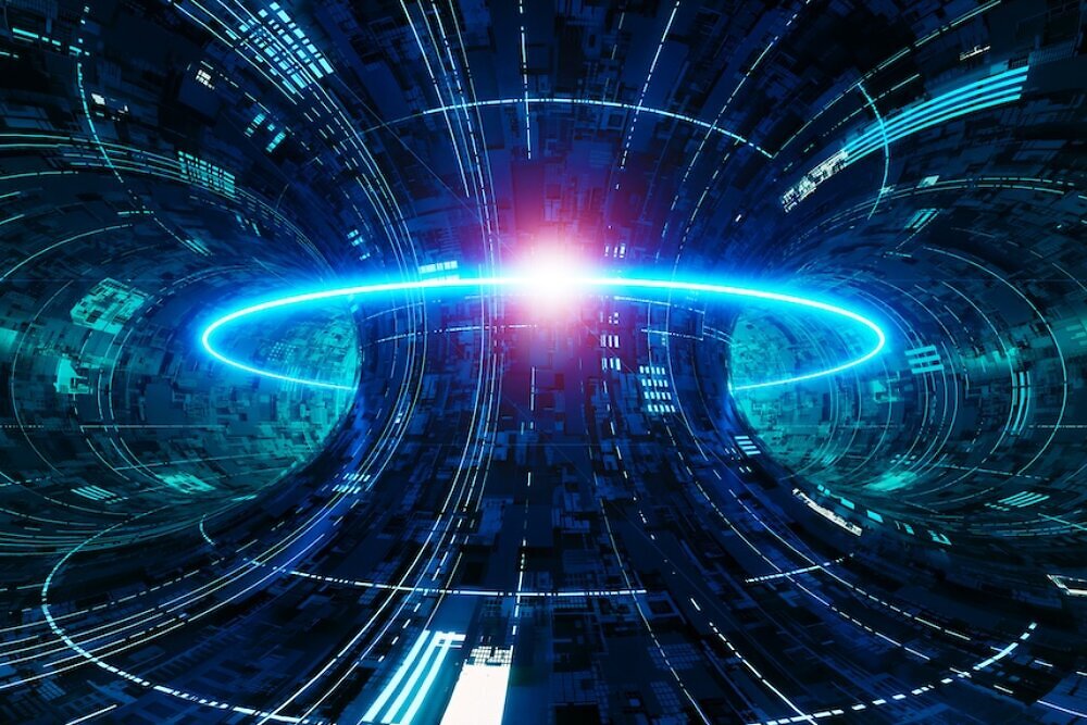 nuclear fusion power generator concept image, 3d rendering